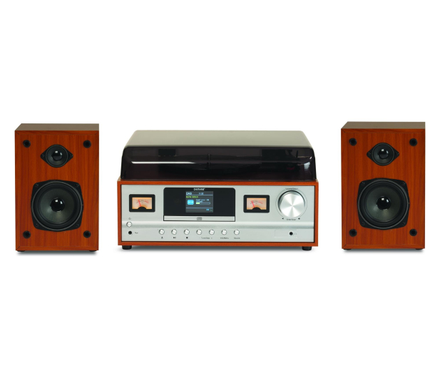 Denver Retro wieża stereo Denver MRD-52 z gramofonem light wood - 1535097 - zdjęcie 8